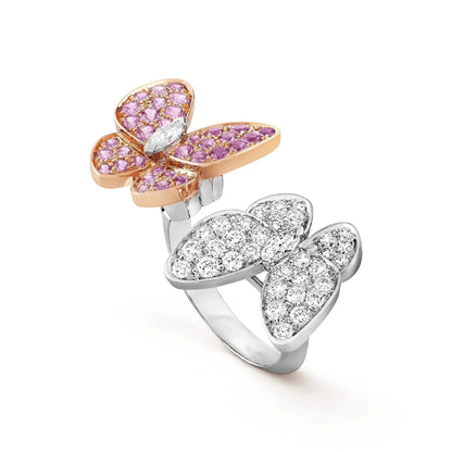 [TOPON]TWIN BUTTERFLY DIAMOND RING